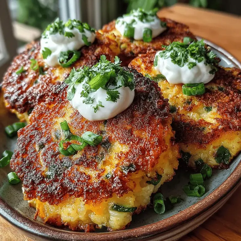 If you’re looking for a dish that combines comfort and a kick, Zesty Cheddar Jalapeño Mashed Potato Cakes are the perfect choice. This delightful recipe marries the creamy texture of mashed potatoes with the sharpness of cheddar cheese and the spicy zing of jalapeños, creating a culinary experience that is both satisfying and exciting. Whether you’re serving them as an appetizer, a side dish, or even as a main course, these potato cakes are sure to impress family and friends with their bold flavors and delightful texture.