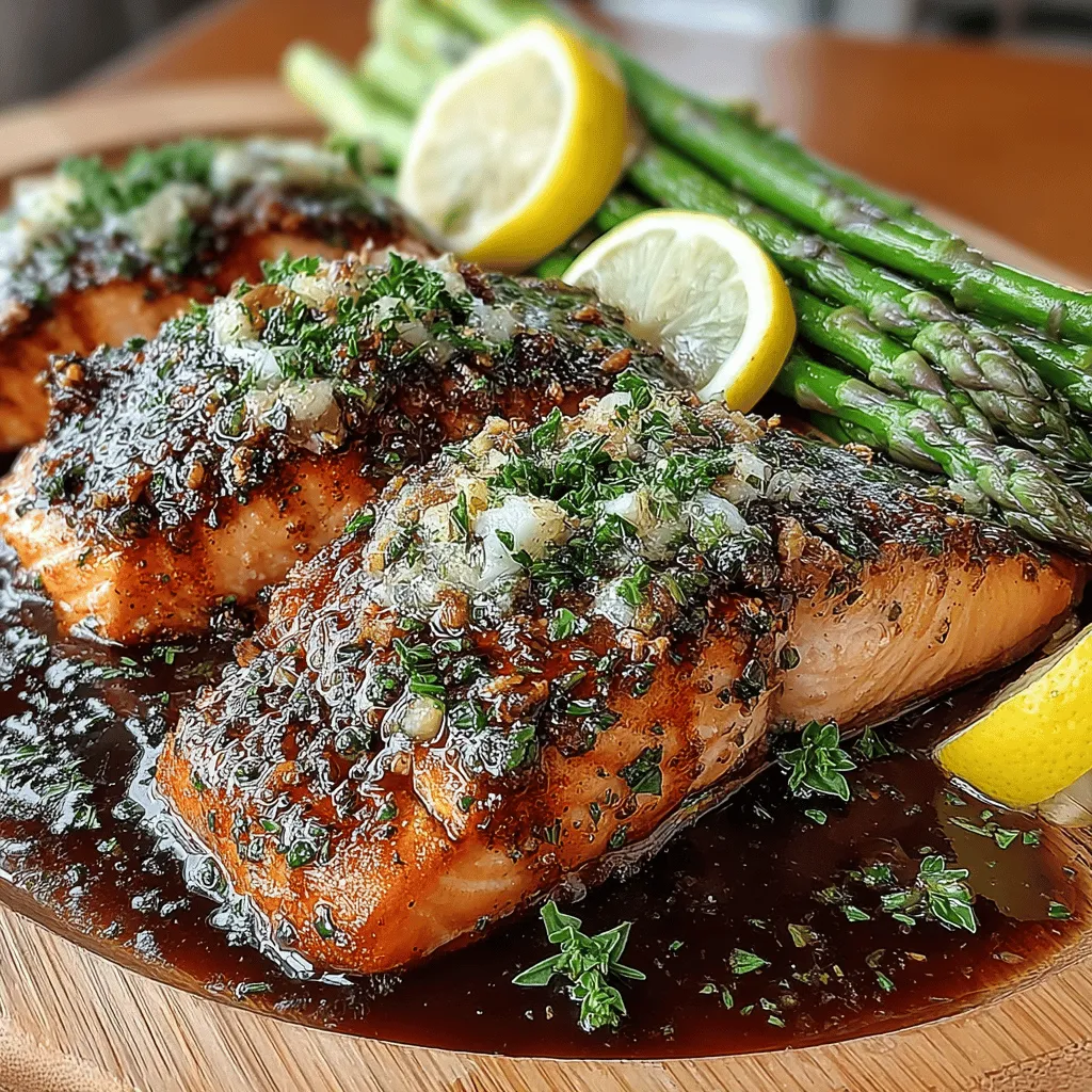 To create this delectable Garlic Butter Salmon Bliss, you'll need a handful of fresh ingredients that come together harmoniously. Here’s what you’ll need: