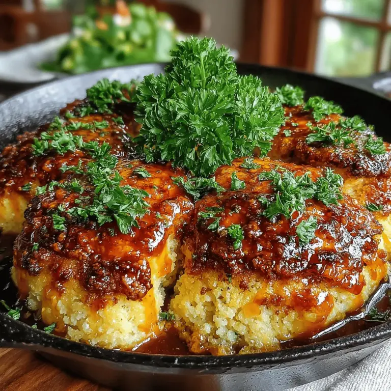 Once you've prepared your Honey Butter Glazed Cornbread Chicken Bake, it's time for the baking process. Preheat your oven to 375°F (190°C). Place the baking dish in the oven and allow it to bake for about 30-35 minutes. The baking time may vary slightly based on your oven, so it’s essential to check for doneness. You’ll know the dish is ready when the cornbread topping is golden brown and a toothpick inserted into the center comes out clean.