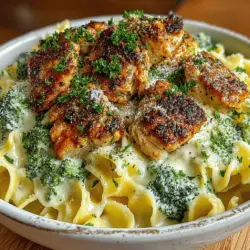 Creamy Chicken Alfredo Delight with Broccoli: A Step-by-Step Guide