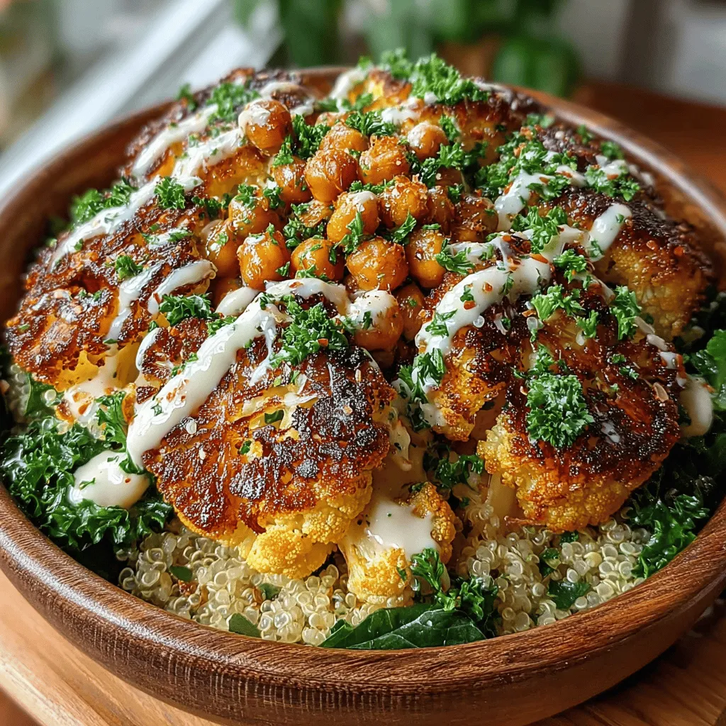 In the quest for healthy eating, it can often seem challenging to find dishes that are both nutritious and truly satisfying. However, one dish that stands out for its balance of flavor and health benefits is the Garlic Roasted Cauliflower and Chickpea Bowl. This vibrant meal is not just a feast for the eyes; it also delivers a robust array of nutrients thanks to its star ingredients: fiber-rich chickpeas, antioxidant-packed cauliflower, and a medley of nutrient-dense greens. In this article, we will explore the preparation of this delightful dish, delve into its numerous health benefits, and discuss why it deserves a prominent spot in your weekly meal rotation.