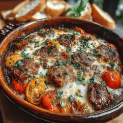 Zesty Italian Sausage and Pepper Bake Recipe