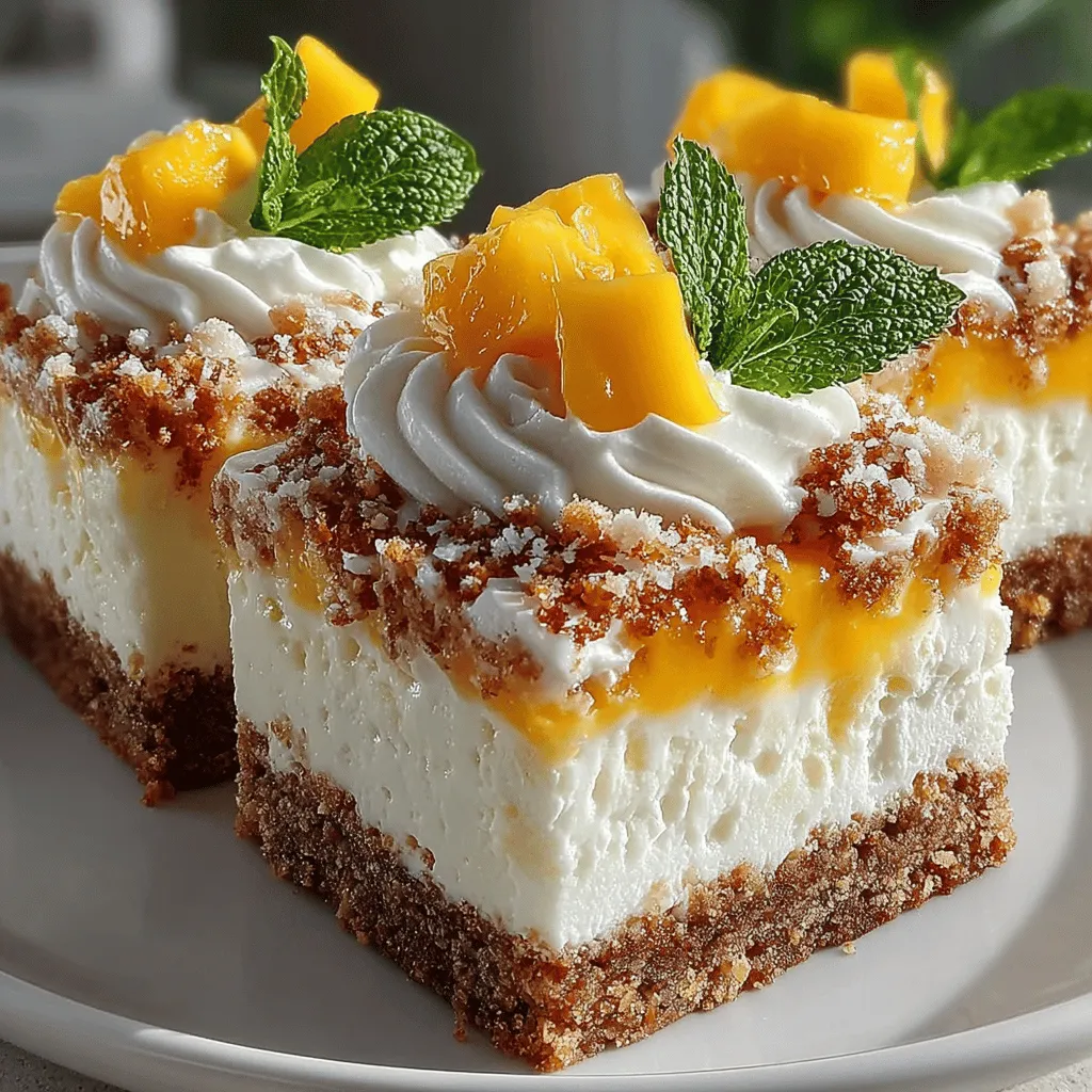 As the days grow warmer and the sun shines brighter, there's nothing quite like indulging in a dessert that captures the essence of summer. No-bake desserts have gained popularity for their effortless preparation and delightful flavors, making them a go-to option for both casual gatherings and special occasions. Among these refreshing treats, the Tropical Bliss No-Bake Mango Cheesecake Bars stand out as an exquisite choice that perfectly balances sweetness and tartness, offering a blissful escape with every bite.