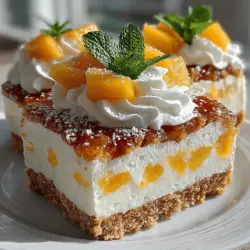 As the days grow warmer and the sun shines brighter, there's nothing quite like indulging in a dessert that captures the essence of summer. No-bake desserts have gained popularity for their effortless preparation and delightful flavors, making them a go-to option for both casual gatherings and special occasions. Among these refreshing treats, the Tropical Bliss No-Bake Mango Cheesecake Bars stand out as an exquisite choice that perfectly balances sweetness and tartness, offering a blissful escape with every bite.