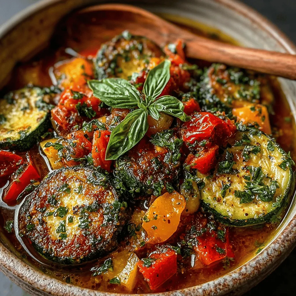 Ratatouille, the quintessential French vegetable dish, has charmed palates for centuries with its vibrant colors, rich textures, and complex flavors. Traditionally originating from the Provence region, this dish reflects the essence of rustic Mediterranean cooking. At its core, ratatouille showcases the bounty of summer vegetables, harmoniously combined to create a comforting and hearty meal. This rustic slow-cooked version takes the classic recipe to new heights, allowing the flavors to meld beautifully over time, resulting in a dish that is not only delicious but also incredibly satisfying.