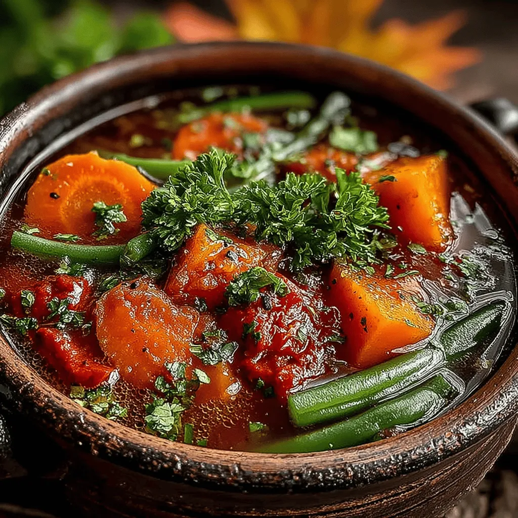 As the crisp air of autumn settles in and leaves begin to showcase their vibrant hues, there's nothing quite as comforting as a warm bowl of stew. The Harvest Delight: Crockpot Fall Veggie Stew is an inviting recipe that captures the essence of the season, bringing together an array of colorful vegetables and rich flavors in a hassle-free manner. This dish not only serves as a hearty meal but also celebrates the bountiful harvest of fall, making it a perfect addition to your seasonal menu.
