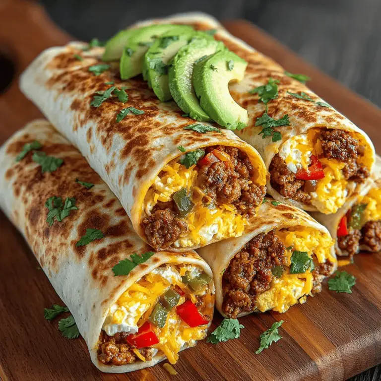 Breakfast is often heralded as the most important meal of the day, serving as a crucial source of energy and nutrients to kickstart your morning. A well-rounded breakfast can set the tone for the day ahead, providing both physical nourishment and a mental boost. As our lives grow increasingly busy, the need for quick yet delicious breakfast options becomes paramount. Enter the Spicy Hatch Chili Turkey Breakfast Wraps—a delightful combination of flavors that promises to invigorate your mornings while being easy to prepare and satisfying to enjoy.