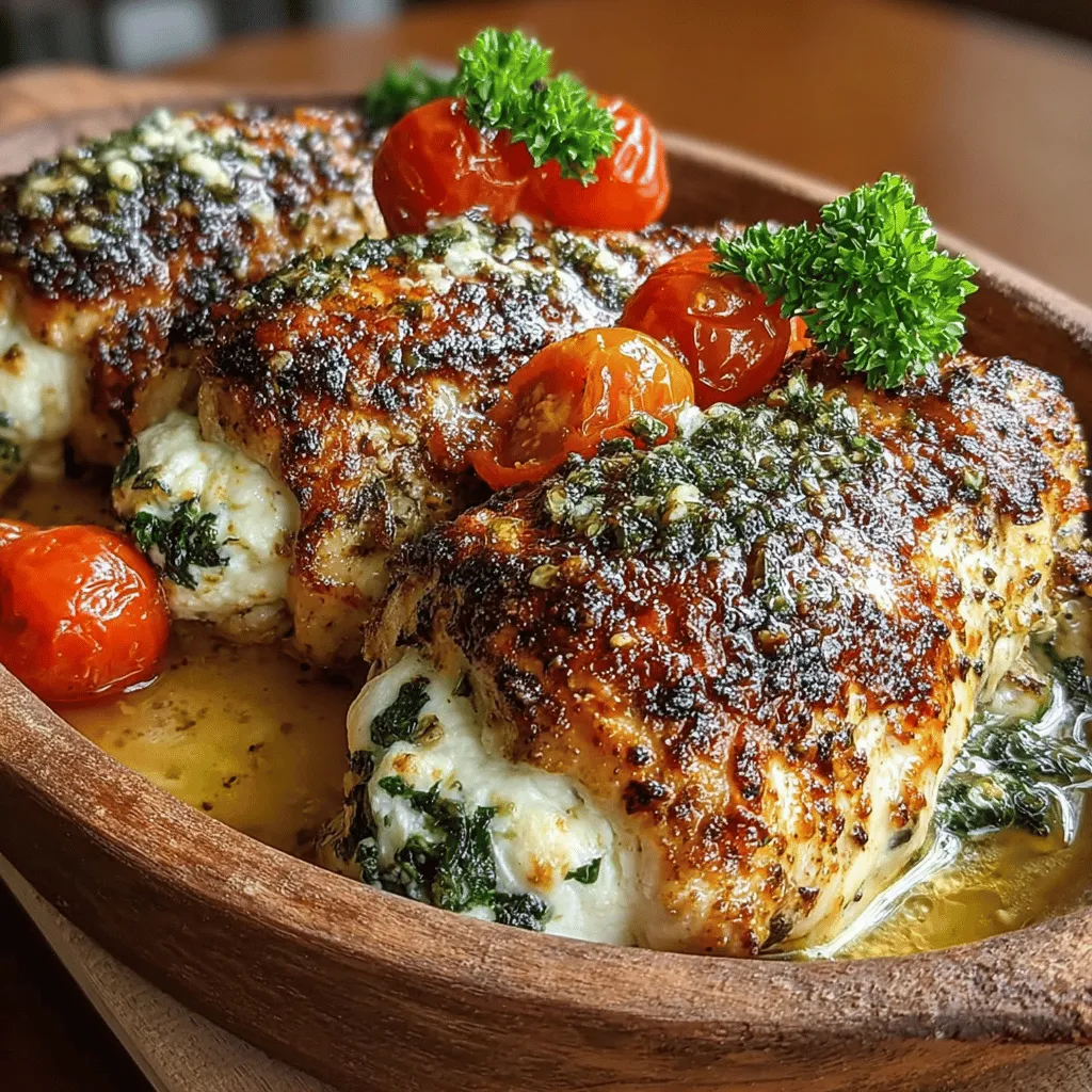 In the world of culinary creations, few dishes can rival the delightful combination of baked feta and spinach stuffed chicken. This dish not only tantalizes the taste buds but also offers a beautiful balance of flavors and textures. Imagine tender, juicy chicken breasts enveloping a creamy, herb-infused filling of spinach and feta cheese, baked to perfection. Whether you're an experienced home chef or a novice in the kitchen, this recipe is sure to impress both family and guests alike, making it a perfect choice for weeknight dinners or special occasions.