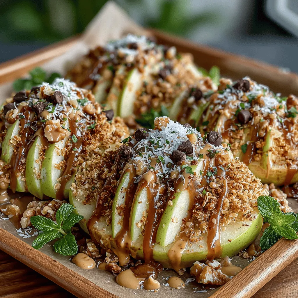 In recent years, the culinary world has seen an impressive shift toward healthier dessert options that satisfy sweet cravings without compromising on nutrition. As people become more health-conscious, the demand for innovative recipes that blend deliciousness with wholesome ingredients continues to grow. One such delightful creation is Sassy Baked Apple Nachos—an exciting twist on traditional nachos that swaps out tortilla chips for fresh apples, making it a fun and nutritious dessert option for all ages.