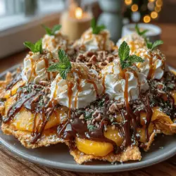 Peach Nachos Supreme: A Deliciously Creative Dessert