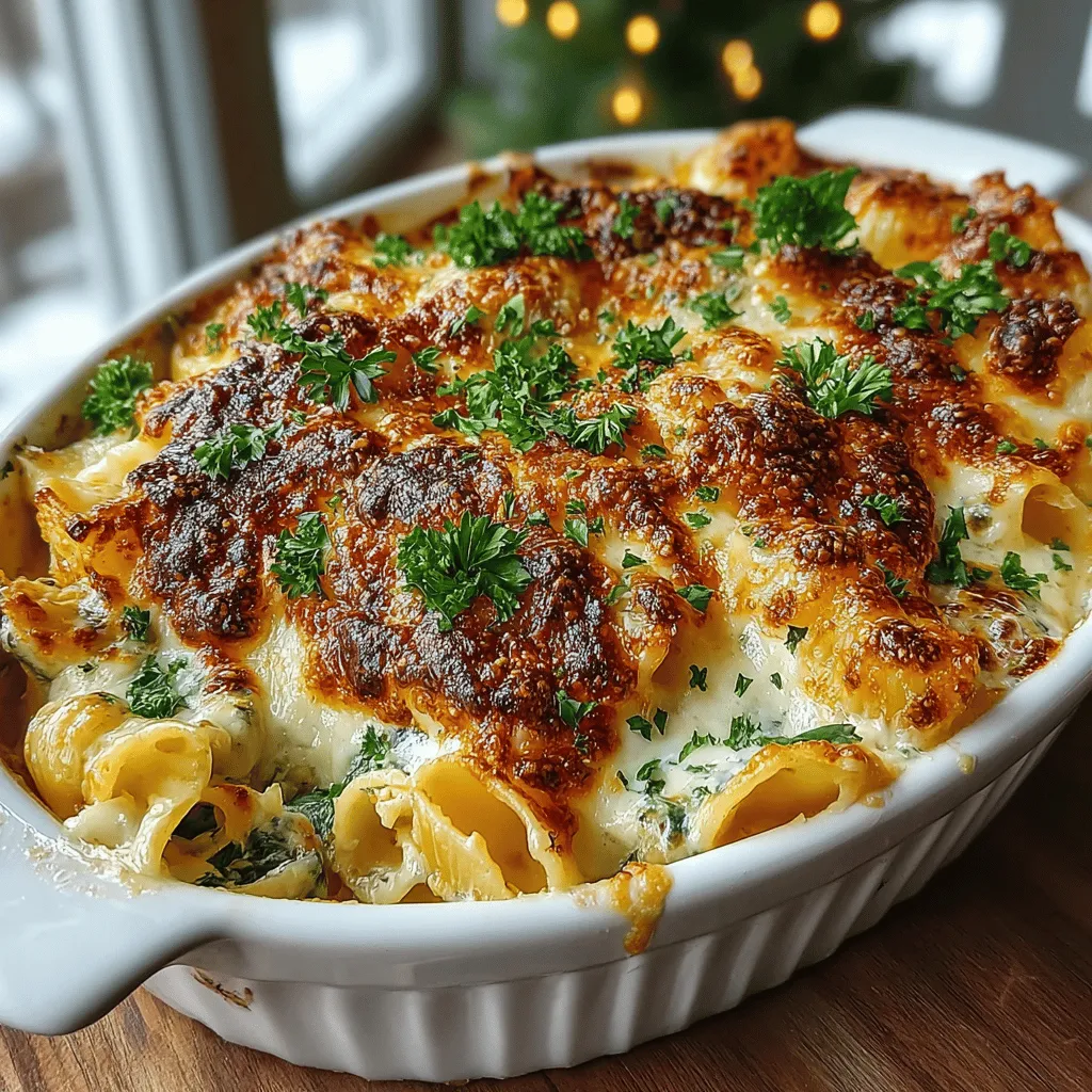 When it comes to cozy, flavorful meals, few dishes rival the allure of a Cheesy Spinach Artichoke Pasta Bake. This dish encapsulates the essence of comfort food, boasting a rich, creamy texture that is both satisfying and indulgent. The combination of cheesy goodness with vibrant spinach and tender artichokes creates a symphony of flavors that can elevate any family dinner or social gathering. Whether you're hosting a casual get-together or simply looking for a hearty meal to enjoy at home, this pasta bake promises to be a hit with everyone at the table.