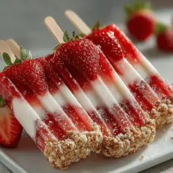 Strawberry Bliss Yogurt Pops: A Refreshing Treat for Everyone