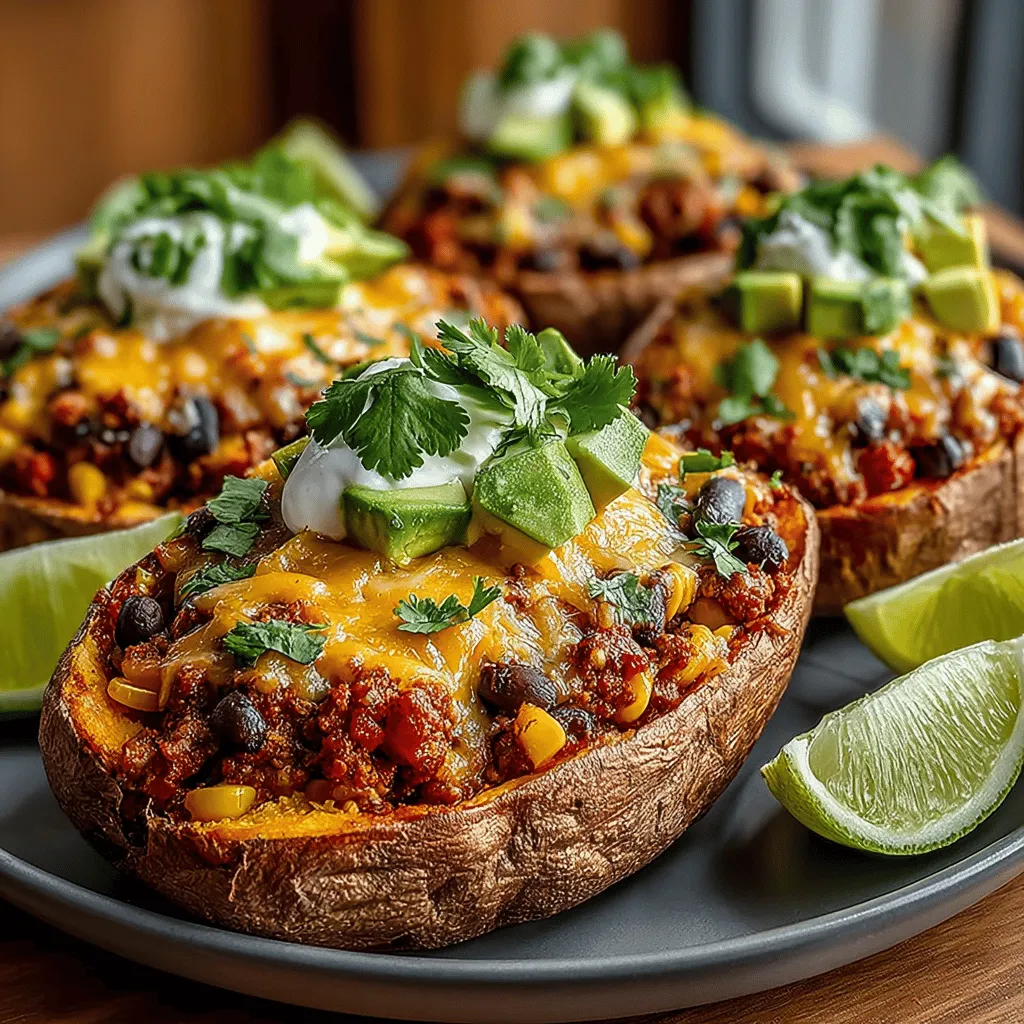 Sweet and Spicy Baked Sweet Potato Chili Boats offer a delightful blend of flavors and textures, making them an ideal dish for health-conscious eaters and chili lovers alike. This wholesome recipe marries the natural sweetness of baked sweet potatoes with a hearty, spicy chili filling, ensuring a satisfying meal that captivates the taste buds. Perfect for lunch, dinner, or even as a party dish, these chili boats are not just delicious; they are also packed with nutrients, making them a guilt-free indulgence that you can enjoy any time of the year.