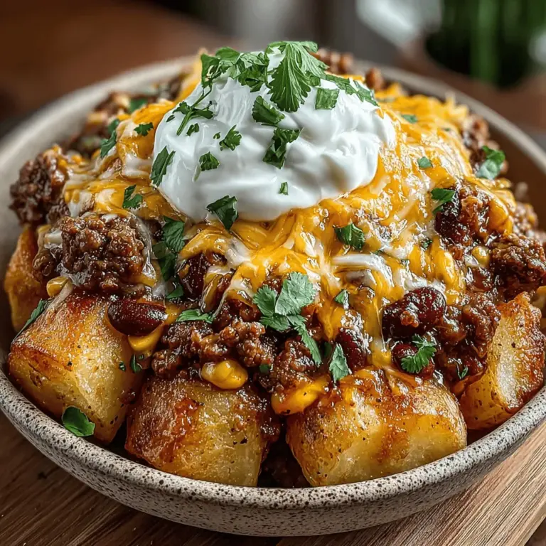 In the realm of comfort food, few dishes can compete with the heartwarming combination of potatoes, cheese, and chili. Chili Cheese Potato Heaven is a wholesome, easy-to-make recipe that brings together familiar ingredients in a way that satisfies both the palate and the soul. This dish is perfect for busy weeknights, gatherings, or a cozy family dinner, and can be customized to suit various dietary preferences. The beauty of this recipe lies not only in its comforting flavors but also in its simplicity and convenience, especially when prepared in a crockpot.