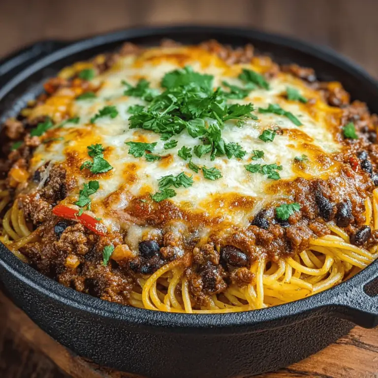 When it comes to comfort food, few dishes hold a candle to the classic spaghetti bake. However, we’re here to elevate that beloved meal with a spicy twist: introducing the Chili-Infused Spaghetti Bake. This dish combines the warmth and familiarity of traditional spaghetti with an exciting infusion of chili flavors, resulting in a meal that’s not only comforting but also bursting with personality. Whether you’re hosting a gathering or simply craving a hearty dinner, this recipe is sure to satisfy both your taste buds and your desire for a nourishing meal.