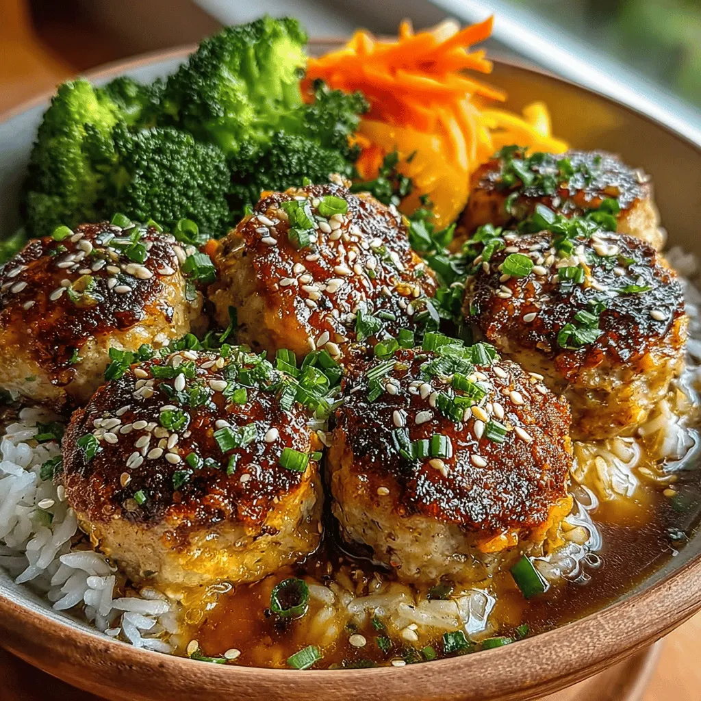 When it comes to comfort food that combines both flavor and nutrition, Sweet & Savory Honey Garlic Chicken Meatball Bowls stand out as a delightful choice. This recipe offers a harmonious blend of sweet and savory flavors that tantalize the taste buds, making it an instant favorite for families and food enthusiasts alike. The succulent chicken meatballs, coated in a rich honey garlic sauce, are not only satisfying but also versatile, suitable for a casual weeknight dinner, meal prep for the week ahead, or even as a centerpiece for a gathering with friends.