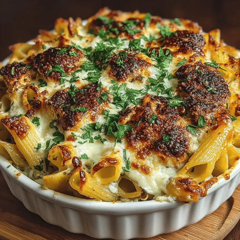 When it comes to comfort food, few dishes can rival the heartwarming appeal of a baked pasta creation. The Spicy Green Chili Chicken Pasta Bake stands out as a vibrant and delicious option that not only satisfies hunger but also excites the palate. This dish combines the creamy, cheesy goodness of baked pasta with a spicy kick, making it an ideal choice for family gatherings, weeknight dinners, or potlucks. Its ease of preparation and the delightful blend of textures and flavors—tender chicken, rich cheese, and zesty green chilies—make it a surefire hit at any meal.