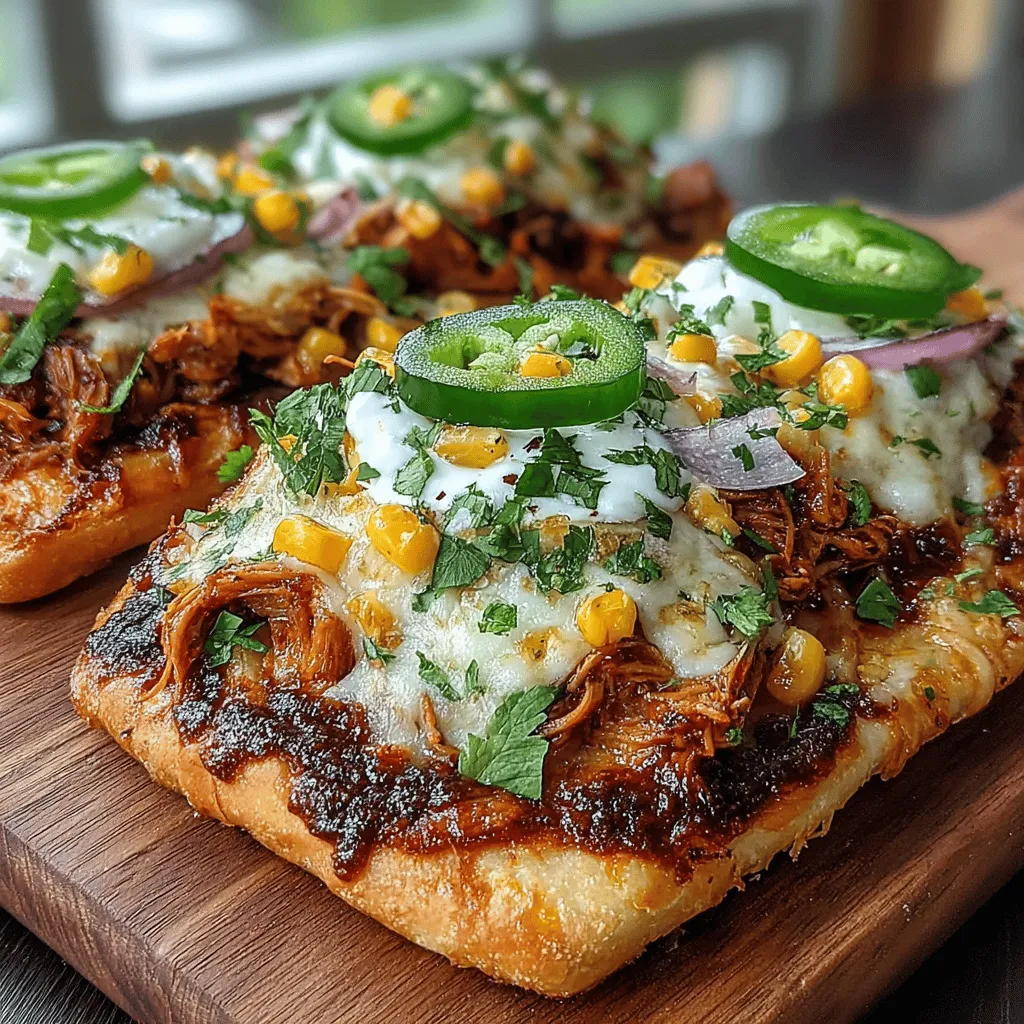 BBQ Chicken Flatbread Pizza is a delightful twist on traditional pizza, combining the smoky sweetness of BBQ sauce with tender shredded chicken and melty mozzarella cheese. This dish not only offers a burst of flavors but also presents a quick and easy meal option, ideal for busy weeknights or casual gatherings with friends and family. With minimal prep time and a straightforward cooking process, this recipe is accessible for cooks of all skill levels. In this article, we will explore the ingredients, step-by-step instructions, and tips for creating the perfect BBQ Chicken Flatbread Pizza that everyone will love.