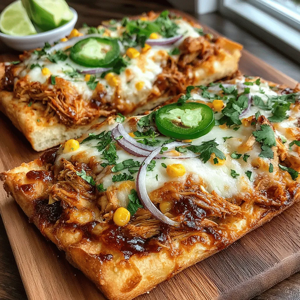 BBQ Chicken Flatbread Pizza is a delightful twist on traditional pizza, combining the smoky sweetness of BBQ sauce with tender shredded chicken and melty mozzarella cheese. This dish not only offers a burst of flavors but also presents a quick and easy meal option, ideal for busy weeknights or casual gatherings with friends and family. With minimal prep time and a straightforward cooking process, this recipe is accessible for cooks of all skill levels. In this article, we will explore the ingredients, step-by-step instructions, and tips for creating the perfect BBQ Chicken Flatbread Pizza that everyone will love.