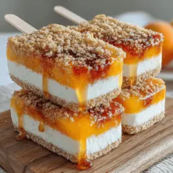 Frozen Peach Cobbler Yogurt Pops: The Perfect Summer Treat