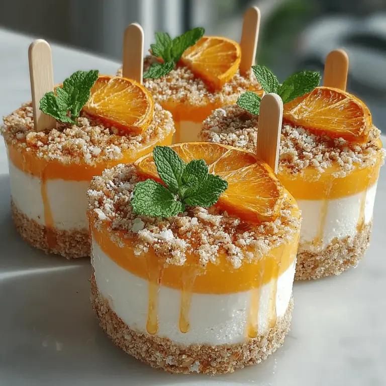As the warm weather approaches, nothing quite compares to the joy of indulging in homemade frozen treats. The refreshing sensation of a cold dessert on a hot day can instantly uplift your spirits. Among the myriad of frozen delights, frozen yogurt stands out as a healthier alternative to traditional ice cream. It offers a creamy texture and a tangy flavor, making it a perfect base for a variety of sweet concoctions. One of the most delightful recipes to try this summer is the Frozen Yogurt Peach Ring Pops, a simple yet delicious treat that combines the smoothness of Greek yogurt with the juicy sweetness of ripe peaches.