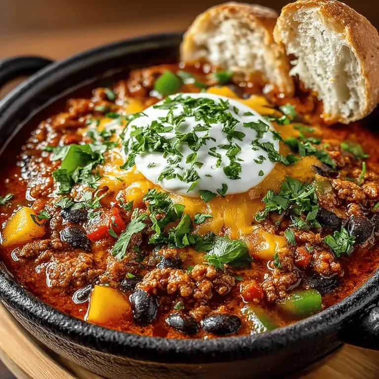 In the world of culinary creations, few dishes can boast the harmonious blend of sweetness and heat quite like Slow Cooker Peach Chipotle Chili. This innovative recipe marries the juicy, sun-kissed flavor of fresh peaches with the smoky, spicy notes of chipotle peppers, resulting in a chili that is not only delicious but also a feast for the senses. This dish is perfect for various occasions—whether you are hosting a lively gathering, preparing a comforting family meal, or simply indulging in a cozy night at home. With its rich flavors and wholesome ingredients, it is sure to become a staple in your recipe book.