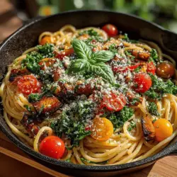 Vibrant Eggplant & Kale Pasta is more than just a meal; it’s a celebration of colors, flavors, and nutrition all in one bowl. This dish appeals to both the eyes and the palate, making it an excellent choice for anyone looking to elevate their dining experience while infusing their meal with wholesome ingredients. Packed with a variety of vegetables, this pasta dish not only tantalizes your taste buds but also offers a treasure trove of health benefits that are hard to resist.