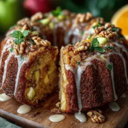 Maple Glazed Apple Bundt Cake Recipe