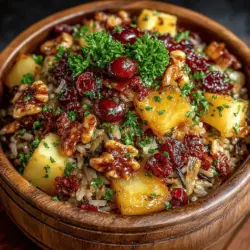 As the leaves begin to change and the air turns crisp, the culinary world shifts toward dishes that celebrate the bounty of fall. One such dish that captures the essence of the season is Cranberry Apple Wild Rice Pilaf Delight. This vibrant and hearty recipe harmonizes the tartness of cranberries with the sweetness of apples, all while embracing the earthy notes of wild rice. Not only does this dish provide a symphony of flavors, but it also serves as a nourishing option that can be enjoyed as a side or a main course, making it a versatile addition to your autumn table.