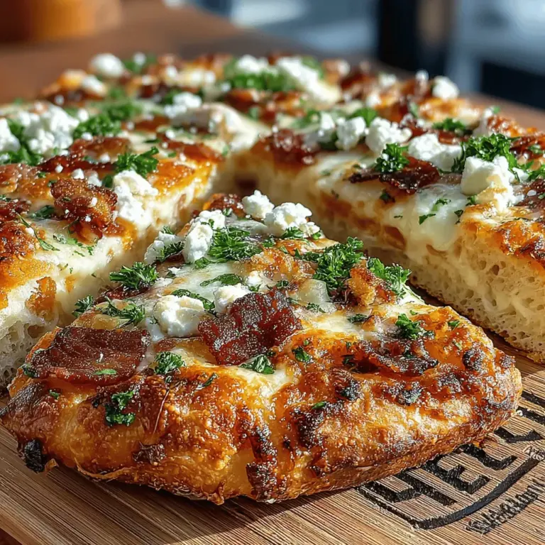 As the leaves begin to change and the air turns crisp, there’s no better way to celebrate the arrival of autumn than with a warm and inviting Butternut Squash & Bacon Flatbread. This seasonal dish beautifully captures the essence of fall, combining the sweet, earthy flavors of roasted butternut squash with the savory, smoky notes of crispy bacon. Topped with a melty blend of cheeses and a sprinkle of fresh herbs, this flatbread can serve as an elegant appetizer, a hearty main course, or even a satisfying snack.