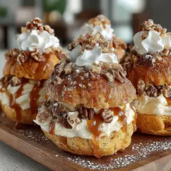 Pumpkin Maple Cream Puffs Recipe