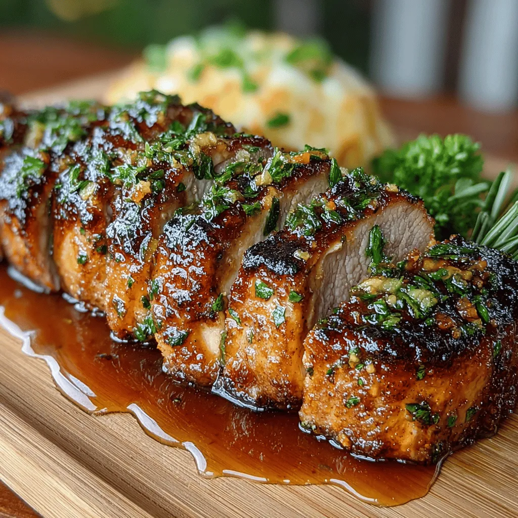 Pork tenderloin is a culinary gem often celebrated for its remarkable tenderness and versatility, making it a popular choice for both weeknight dinners and special occasions. This lean cut of meat is not only easy to cook but also absorbs flavors beautifully, making it a perfect canvas for a variety of seasonings and marinades. In this article, we will explore a delightful recipe for Garlic Herb Roasted Pork Tenderloin with a Twist, infusing the meat with aromatic herbs and zesty lemon. This dish promises to be a showstopper at your dinner table, combining simplicity with rich flavors that will leave your guests asking for seconds.