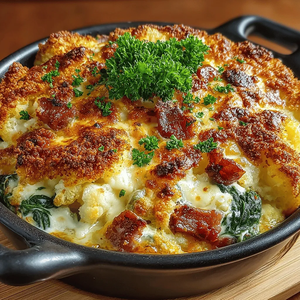 When it comes to comfort food, few dishes can match the heartwarming appeal of a well-crafted casserole. Among these, the Cheesy Ham & Spinach Delight stands out as a family favorite that combines a medley of flavors and textures into one irresistible meal. This dish is not just a feast for the palate; it also serves as a wholesome offering for those seeking a balance between indulgence and nutrition.