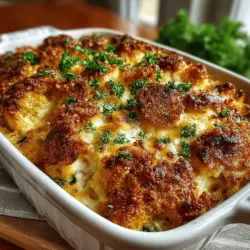 When it comes to comfort food, few dishes can match the heartwarming appeal of a well-crafted casserole. Among these, the Cheesy Ham & Spinach Delight stands out as a family favorite that combines a medley of flavors and textures into one irresistible meal. This dish is not just a feast for the palate; it also serves as a wholesome offering for those seeking a balance between indulgence and nutrition.