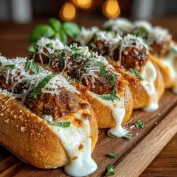 To create the perfect cheesy stuffed meatball subs, it is essential to understand the key components that contribute to the dish's allure. Each ingredient plays a vital role, ensuring a harmonious balance of flavors and textures.