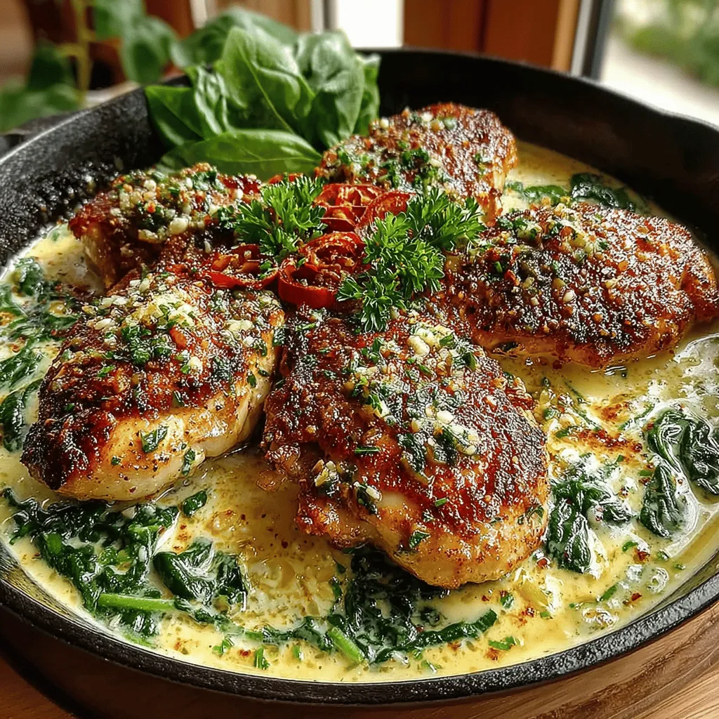 If you're seeking a comforting and flavorful dish that can elevate any dinner table, look no further than the Creamy Garlic Parmesan Chicken Skillet. This dish combines succulent chicken breasts with a rich, creamy sauce infused with aromatic garlic and the distinctively nutty flavor of Parmesan cheese. It’s a culinary delight that effortlessly marries comfort food with gourmet flair, making it an ideal choice for both busy weeknights and special occasions.