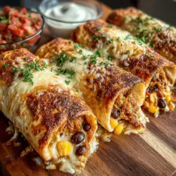 Crispy Baked Chicken Chimichangas are a delightful twist on traditional Mexican cuisine, combining the satisfying crunch of baked tortillas with a savory filling of chicken, beans, and cheese. These flavorful rolls are not just easy to make but also a crowd-pleaser, perfect for family dinners or gatherings. With their crispy texture and rich flavors, these chimichangas are sure to impress both your family and friends. In this article, we will explore the ingredients, step-by-step preparation, and the rich culinary history behind chimichangas, ensuring you can recreate this delicious dish with confidence.
