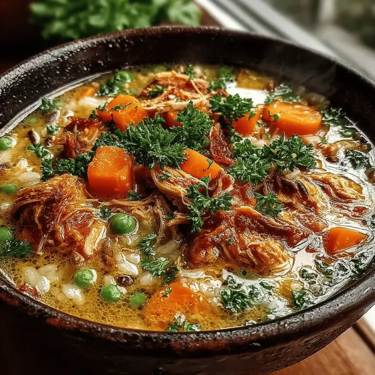 In the hustle and bustle of daily life, finding the time to prepare a wholesome meal can be challenging. However, with the Hearty Crockpot Chicken and Wild Rice Soup, you can enjoy a nutritious and delicious dish without spending hours in the kitchen. This recipe not only provides warmth and comfort but is also packed with essential nutrients. Perfect for chilly evenings or as a nourishing lunch option, this soup combines the heartiness of chicken, the richness of wild rice, and a medley of vegetables, all simmered together to create a delightful culinary experience.