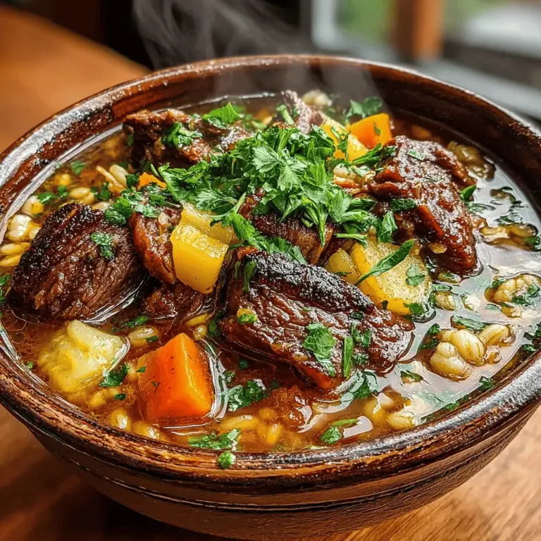 When it comes to comfort food, few dishes can rival the warm embrace of a hearty soup. From chilly evenings to cozy family gatherings, soups have a way of bringing people together, providing nourishment and satisfaction in every bowl. Among the myriad of soup options available, Hearty Slow Cooker Beef & Barley Soup stands out as a nourishing and fulfilling meal that combines rich flavors, tender meat, and wholesome ingredients. This recipe not only tantalizes the taste buds but also offers the convenience of preparation, making it an ideal choice for busy lives.